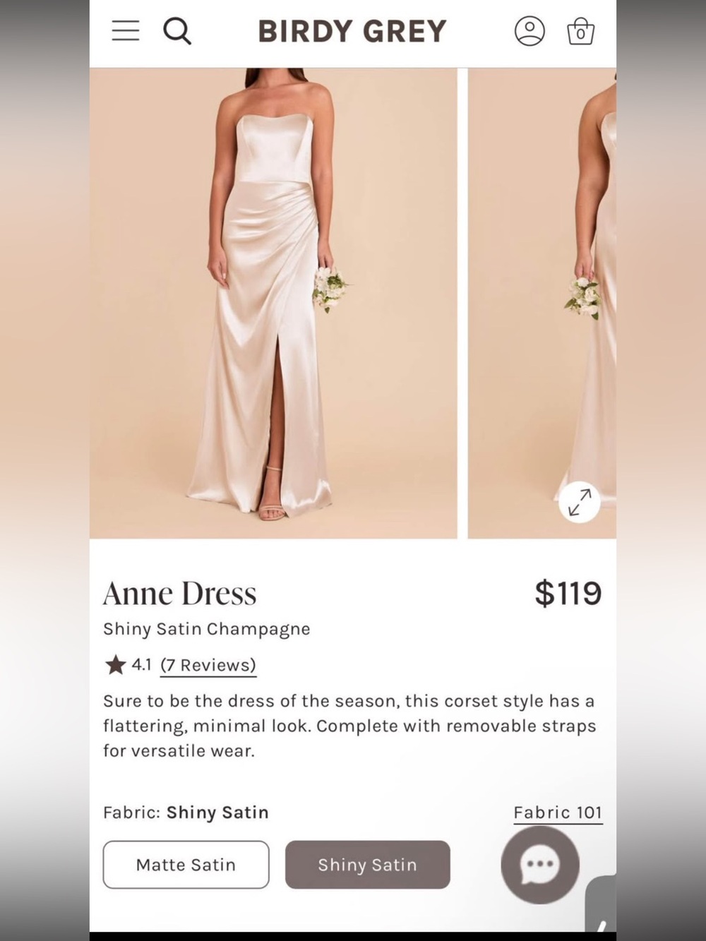 Anne Dress champagne